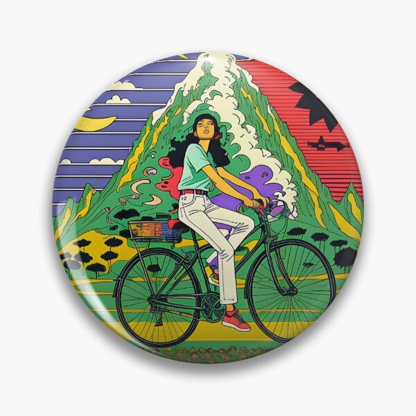 Item preview, Psychedelic Revolution: Femme Bicycle Day Adventure T-Shirt designed and sold by Mr.Psychedelia.