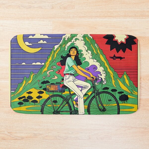 Item preview, Psychedelic Revolution: Femme Bicycle Day Adventure T-Shirt designed and sold by Mr.Psychedelia.