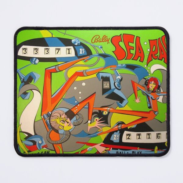 Item preview, Sea Ray Pinball Machine Art designed and sold by DukeGroovy.