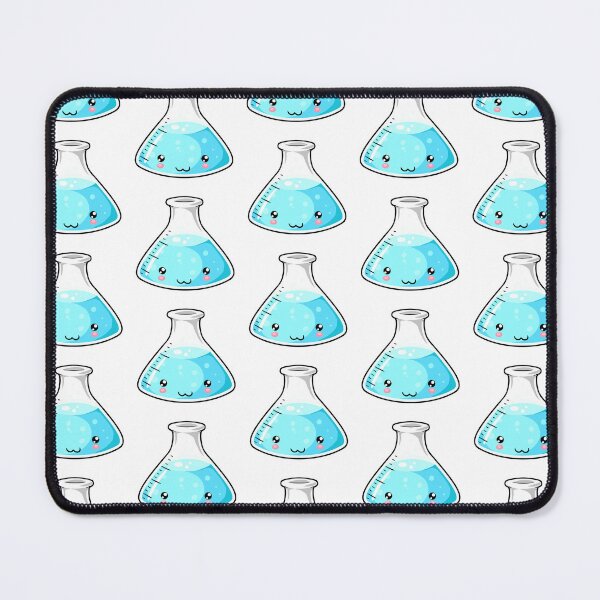 Item preview, Pale Blue Science Beaker Kawaii designed and sold by karspaul.