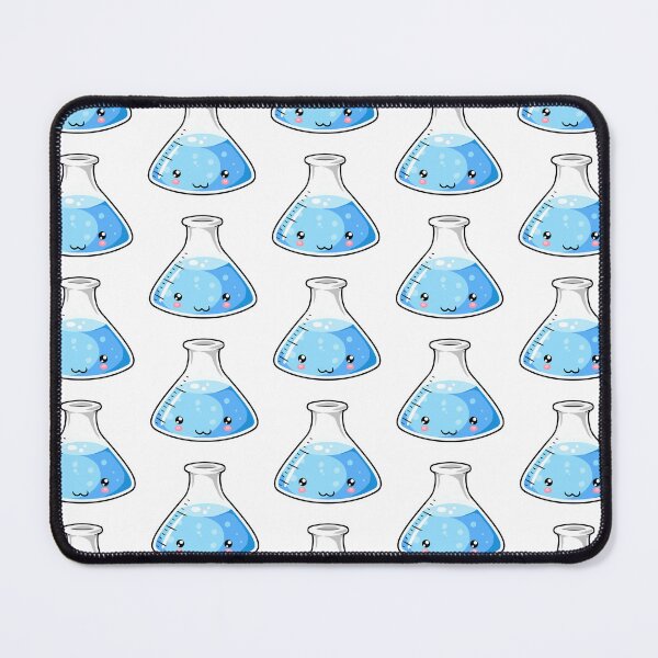 Item preview, Light Blue Science Beaker Kawaii designed and sold by karspaul.