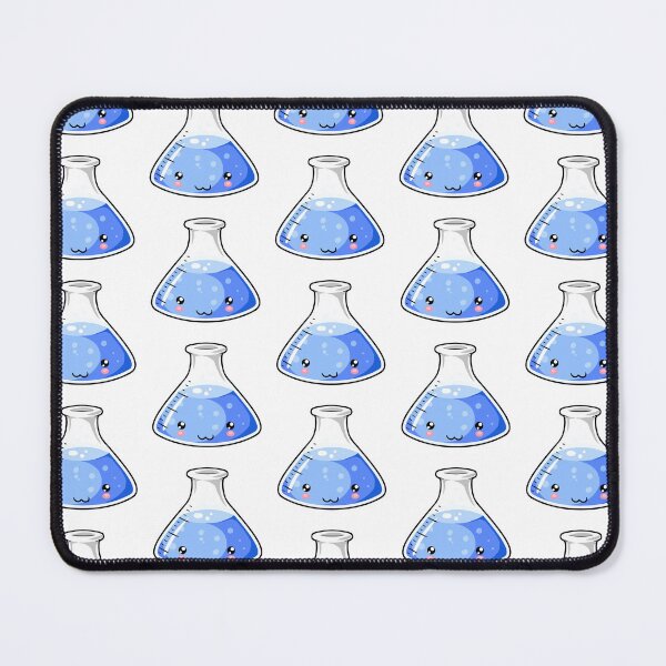 Item preview, Blue Science Beaker Kawaii designed and sold by karspaul.