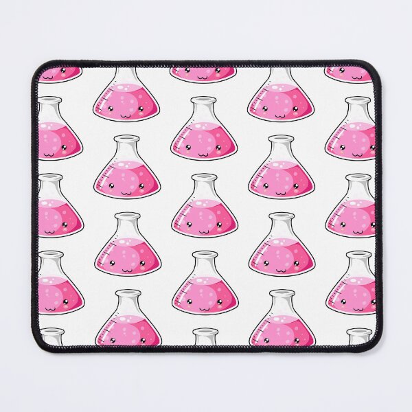 Item preview, Fun Pink Science Beaker Kawaii designed and sold by karspaul.