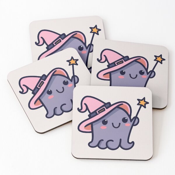Item preview, Cute Wizard Octopus designed and sold by witch-night.