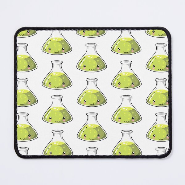 Item preview, Slime Green Science Beaker Kawaii designed and sold by karspaul.