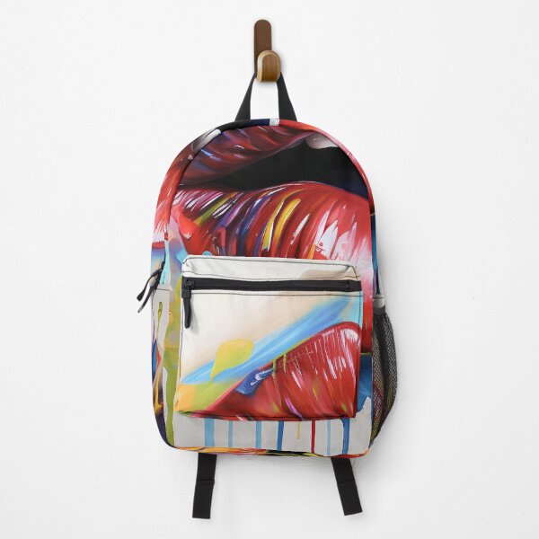 Item preview, Abstract color lips art print designed and sold by dcrc.