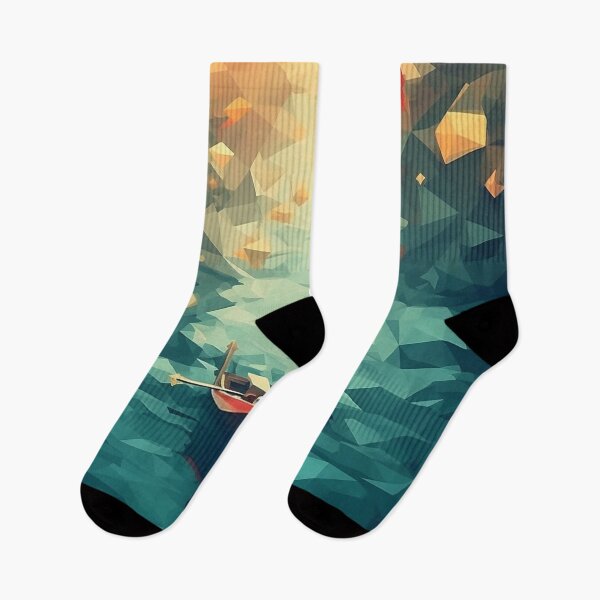 Item preview, Low Poly Canoeing designed and sold by DigitizedArt.