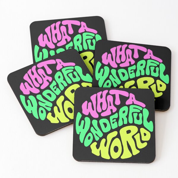 Item preview, Groovy Wonderful World Word Art designed and sold by Unhinged Heather.