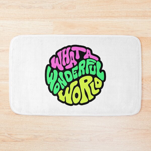 Item preview, Groovy Wonderful World Word Art designed and sold by Unhinged Heather.