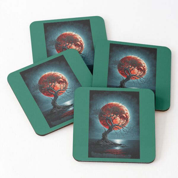 Item preview, Beauty of Red Moon Sea209 designed and sold by HouseHeroArt.