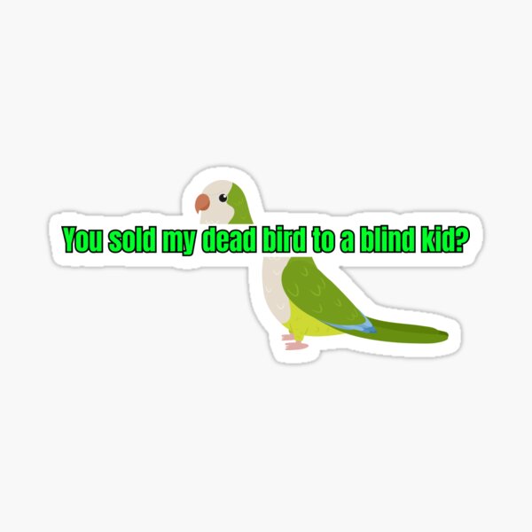 Funky Little Pigeon Sticker for Sale by sillysellsstuff