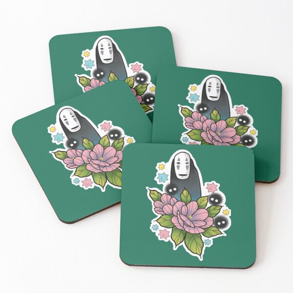 Item preview, No Face Spirit Flower Soot Sprites  designed and sold by HouseHeroArt.