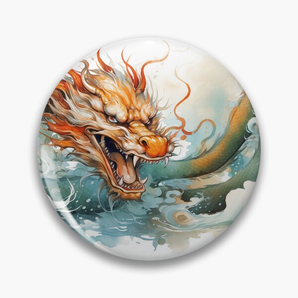 Item preview, Chinese Fantasy Dragon (Watercolor) designed and sold by LuckandLion.