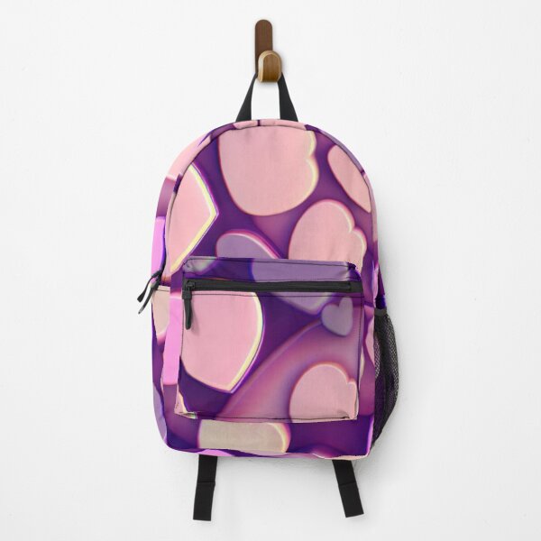 Item preview, Aesthetic Pink Heart Purple Swirl Pattern designed and sold by Jessbu2007.