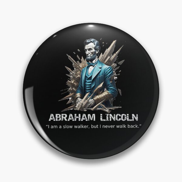 Item preview, Abstract Abraham Lincoln Portrait with Quote designed and sold by Hungry-Murphy.