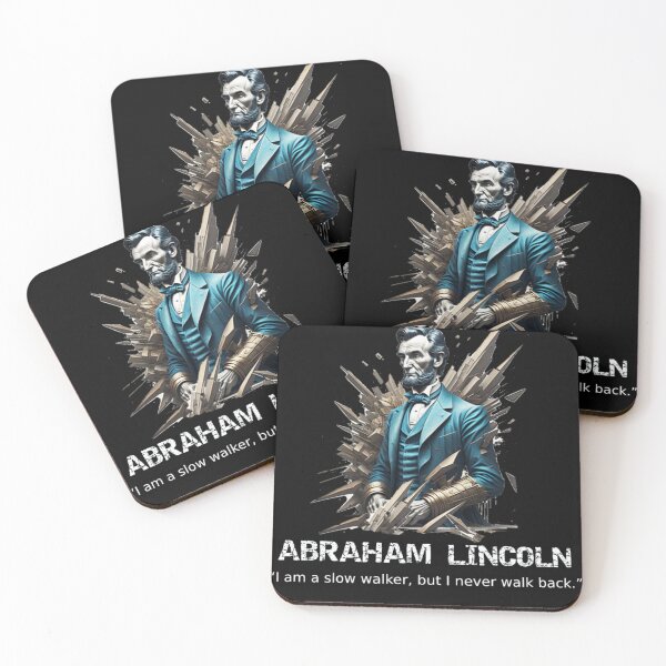 Item preview, Abstract Abraham Lincoln Portrait with Quote designed and sold by Hungry-Murphy.