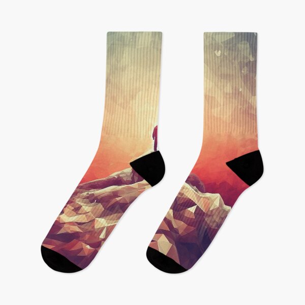 Item preview, Low Poly Mountain Climber designed and sold by DigitizedArt.