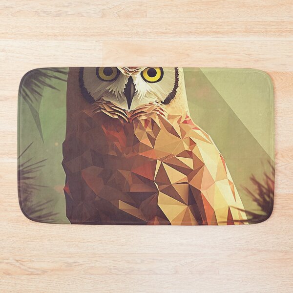 Item preview, Low Poly Owl designed and sold by DigitizedArt.