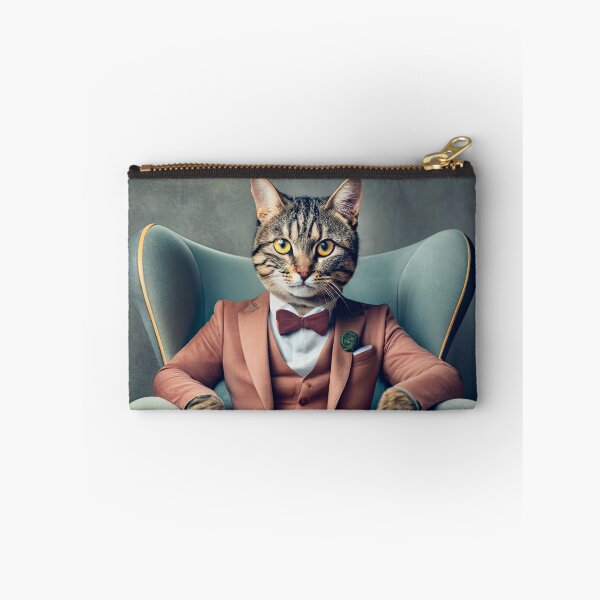 Item preview, Surreal studio portrait of a cat in a suit designed and sold by Carlos Restrepo.