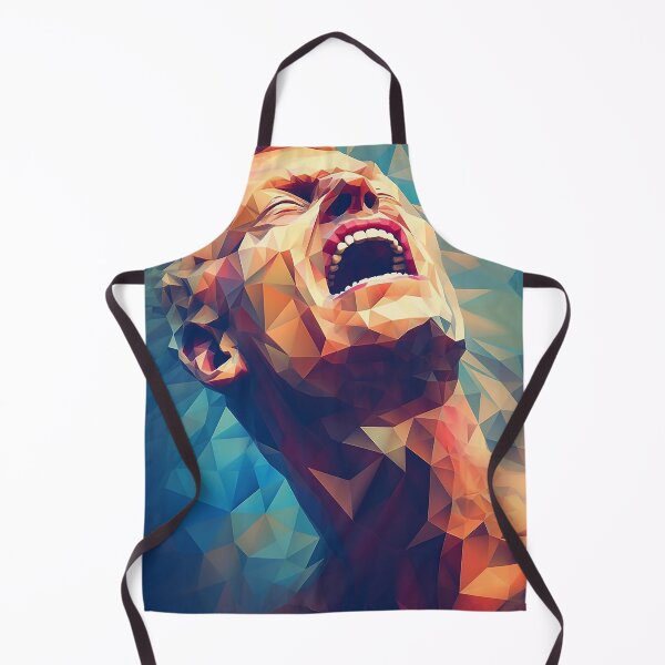 Item preview, Low Poly Screaming Man designed and sold by DigitizedArt.