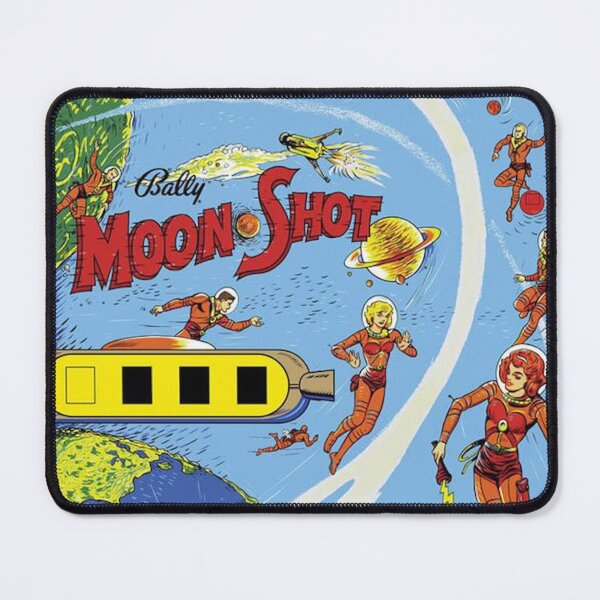 Item preview, Moonshot 70's Pinball Machine Art designed and sold by DukeGroovy.