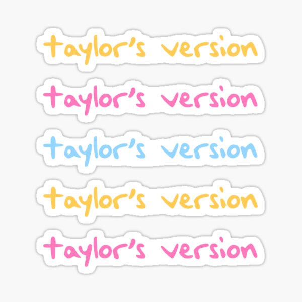 13s Eras Taylor Swift Sticker Pack Sticker for Sale by actually-mads