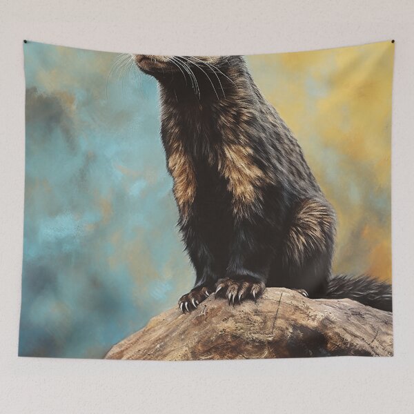 Item preview, Marbled Polecat designed and sold by DigitizedArt.