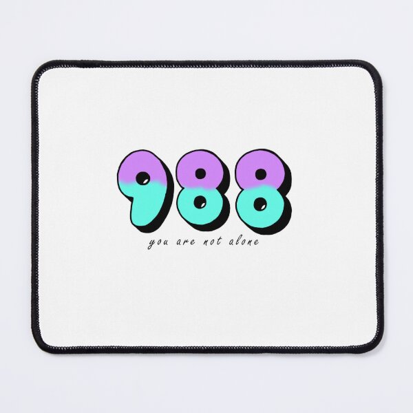 Item preview, 988 Sticker designed and sold by idthree.