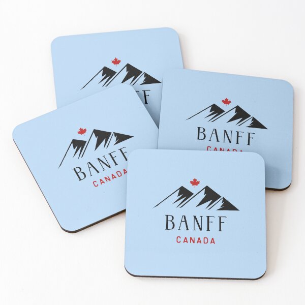 Item preview, Cool Banff Canada Mountains Maple Leaf Light-Color designed and sold by TinyStarCanada.