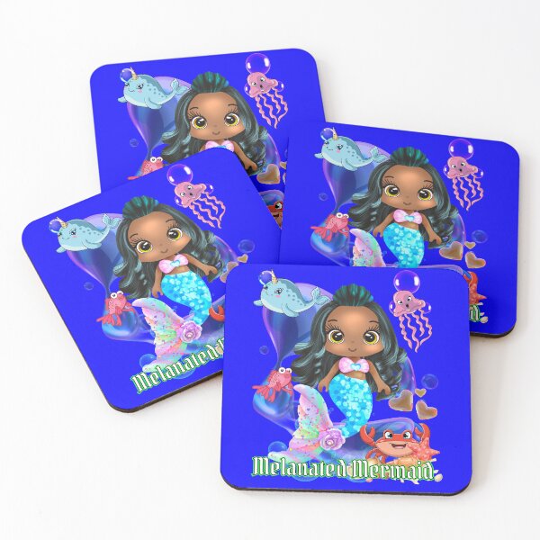 Item preview, Melanated Mermaid designed and sold by JDKGWorld.