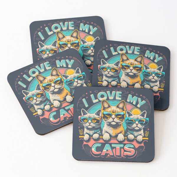 Item preview, Stylish Felines: I Love My Cats designed and sold by JackJazz.