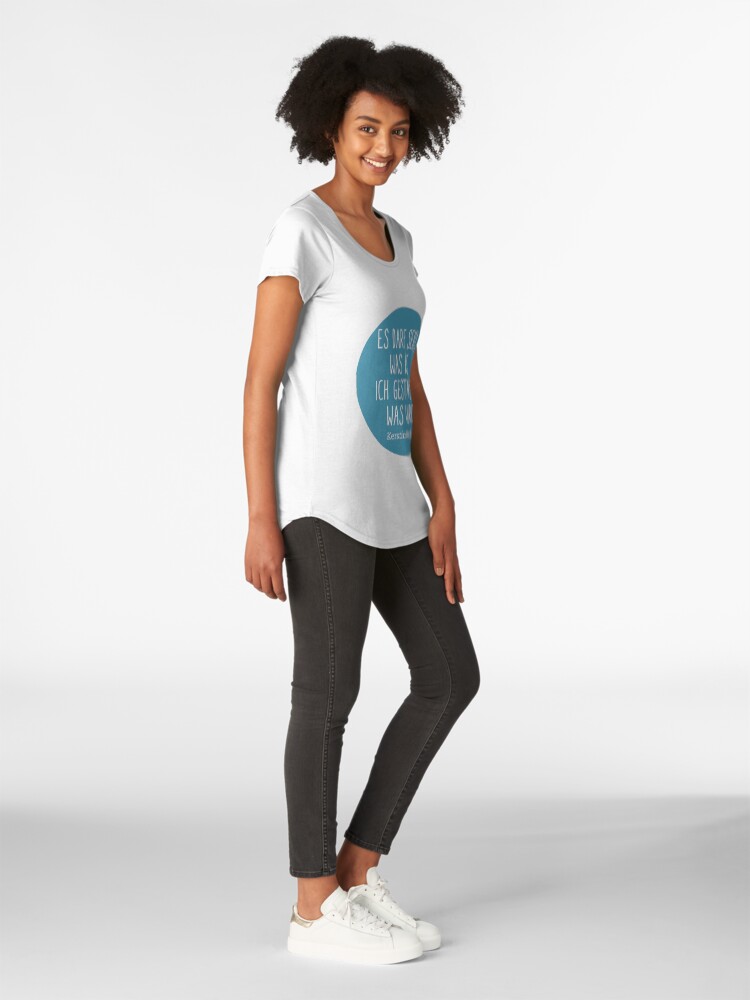 Alternative Ansicht von Es darf sein, was ist Premium Rundhals-Shirt