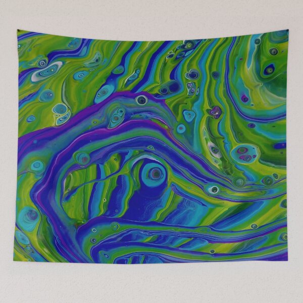 Item preview, Geometric Zen - Smile, Breathe, Feel - Original Fluid Art Design  designed and sold by AussieMuma.