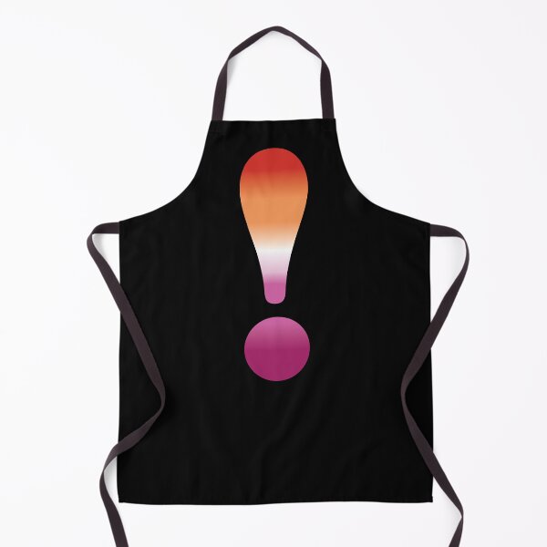 Item preview, Exclamation mark Lesbian Pride Cloros designed and sold by TheirChoice.