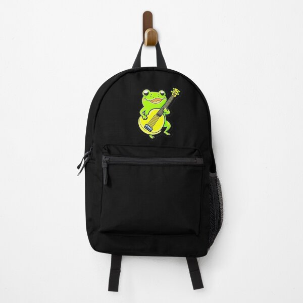 Item preview, Guitarist Frog Sticker designed and sold by CMYKStudio.