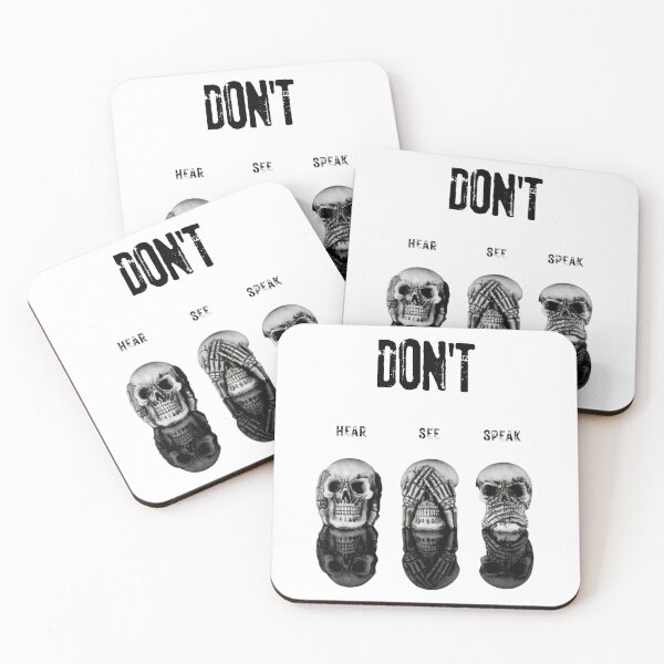 Item preview, Don't Hear, See, Speak (Black Font) designed and sold by bluesdesigns.