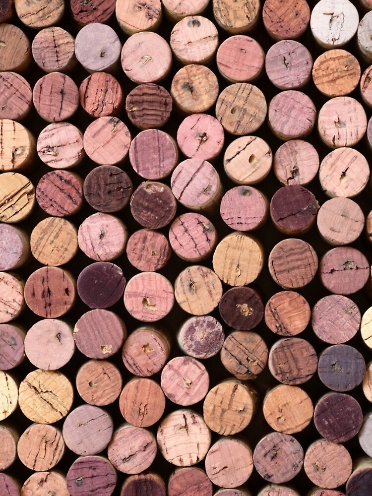Red Wine Cork Pattern by wineimages