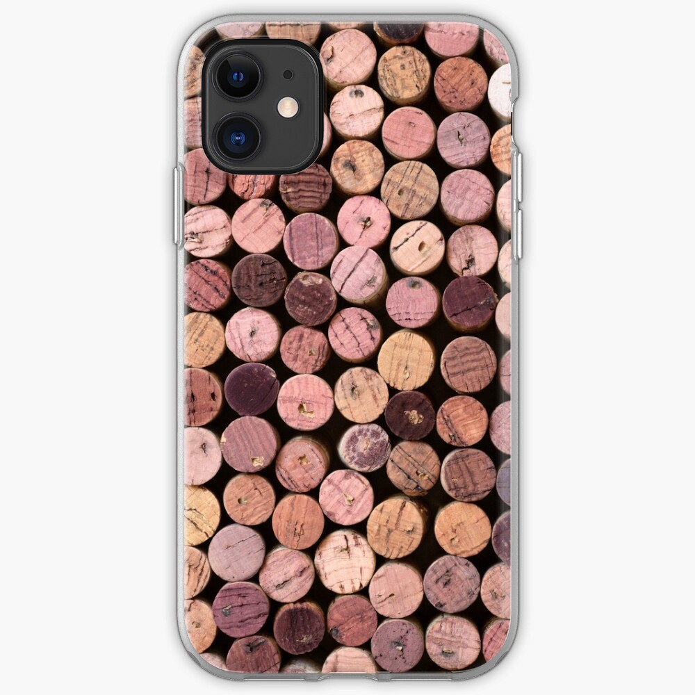 Red Wine Cork Pattern iPhone Case & Cover