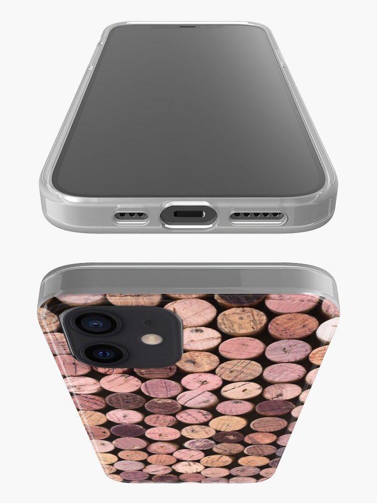 Alternate view of Red Wine Cork Pattern iPhone Case & Cover