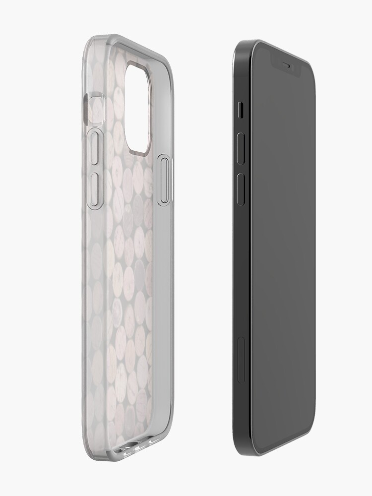 Alternate view of Red Wine Cork Pattern iPhone Case & Cover