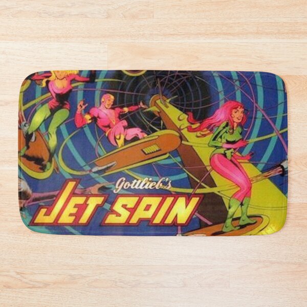 Item preview, Jet Spin 70's Pinball Machine Art designed and sold by DukeGroovy.