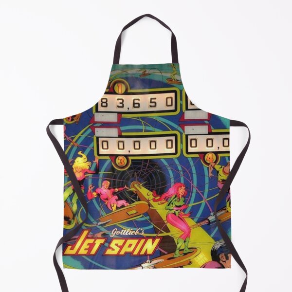 Item preview, Jet Spin 70's Pinball Machine Art designed and sold by DukeGroovy.