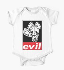 Evil Grumpy Voodoo Bunny / Cute Bigfoot Monsters One Piece - Short Sleeve