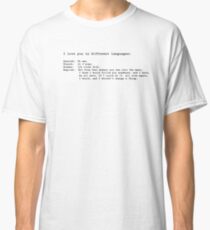 Newtmas - I love you Classic T-Shirt