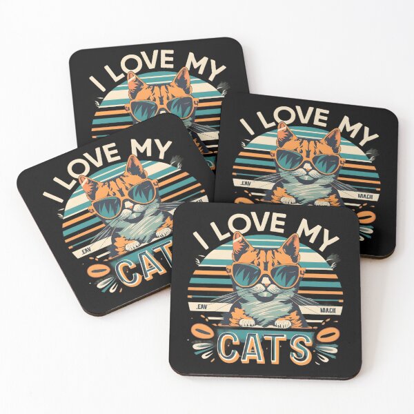 Item preview, Unconditional Love: I Love My Cat designed and sold by JackJazz.