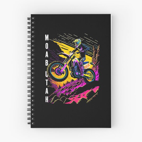 Aperçu de l'œuvre Moab Utah Motocross Dirt Bike Conception de moto créée et vendue par MissRasheedHam.