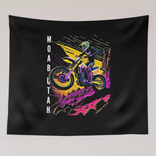 Item preview, Moab Utah Motocross Dirt Bike Motorcycle Design  designed and sold by MissRasheedHam.