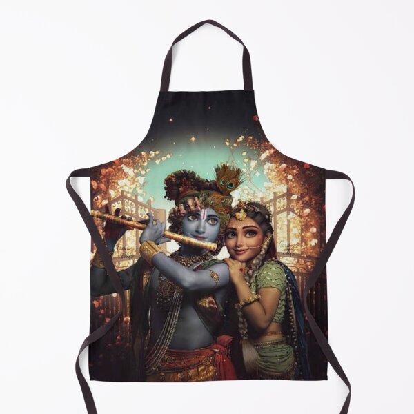 Item preview, Radha Krishna Flute Melody - Spiritual Hindu Art designed and sold by SYSTEMSHIRTS.