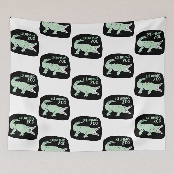 Item preview, COLUMBUS ZOO GREEN CROCODILE designed and sold by jacelynbohan.