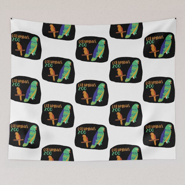 Item preview, COLUMBUS ZOO PARROT Fitted V-Neck designed and sold by jacelynbohan.